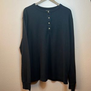 Green Goodfellow button long sleeve shirt